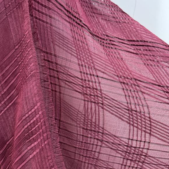 Roland Mouret Roka Checked Pleat Garnet Mesh Maxi Dress US 2 UK 6 NWT - Picture 5 of 11